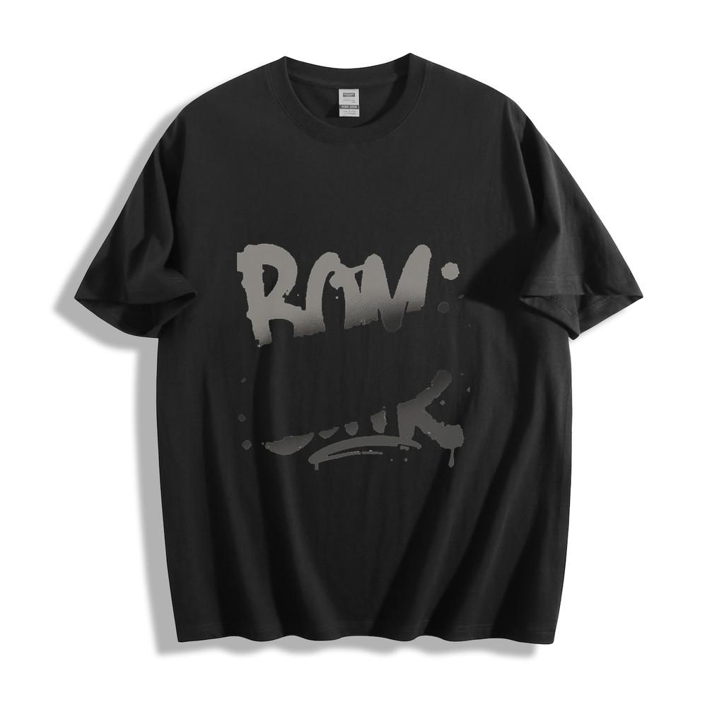 Graffiti-Style ''RAW'' Graphic T-Shirt