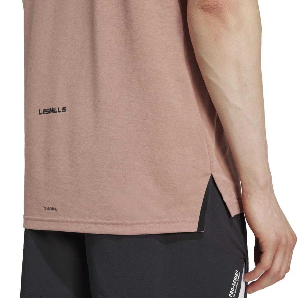 Adidas LESMILLS KRL51 Warm Clay Short Sleeve Size S Men's T-Shirt, (JJ1439)