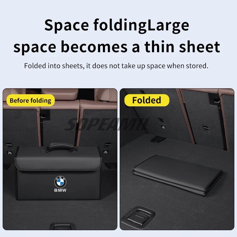 AAAPG1 For BMW E39 E46 E60 E90 F10 F15 F20 F25 F30 G20 G30 X1 X3 X4 X5 X7 Car Trunk Storage Box Organizer Foldable Stowing Tidying Bag