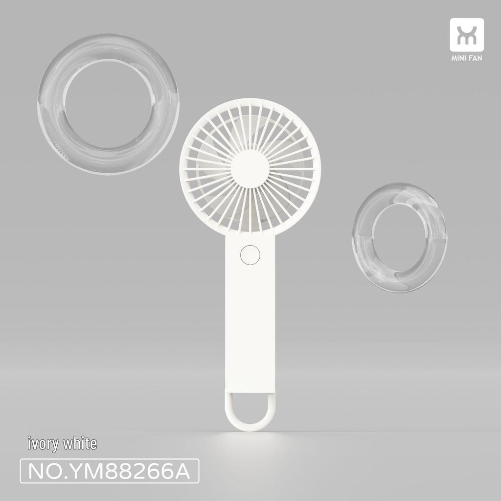 2026 USB Rechargeable Foldable Small Handheld & Neck-Hanging Fan
