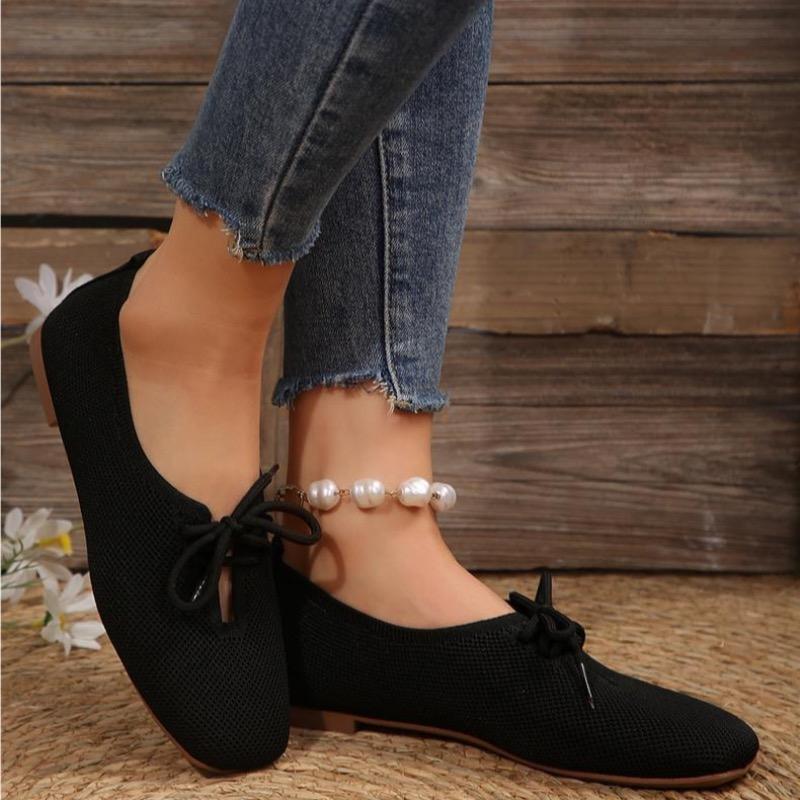 Women's Flats Summer Mesh Casual Shoes  Breathable Canvas Shoes for Women Light Walking Shoes Lace Up Single Shoe Women Loafers