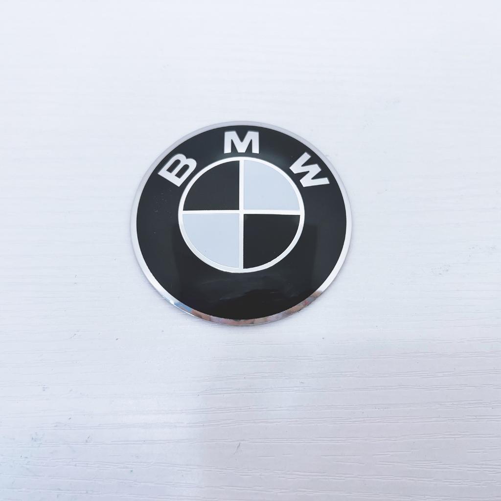 4pcs 56/60/65/70mm automobile wheel center sticker is suitable for BMW 1/3/5/X tire center metal sticker decoration.