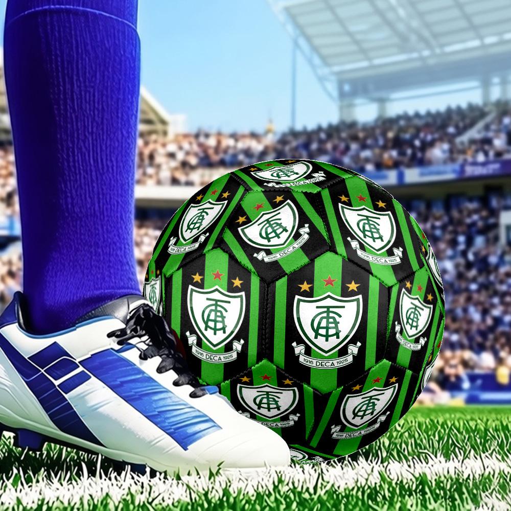 America Futebol Clube Size 5 Soccer Balls, Anti-Slip, Protective Football, Outdoor Sport, Practice Games, Birthdays Gift Suitable for Fan