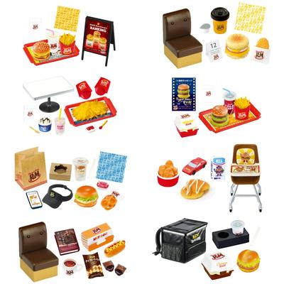 Rement Petit Sample Burger Shop 1BOX Approximately H115 X W70 X D50mm Made of ABS R&M PVC,