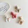 4PCS Cute Pony Brooch Korean Style Cute Cartoon Fabric Doll Clothing Accessories Accessories DIY Brooch Accessories Bag Pendant