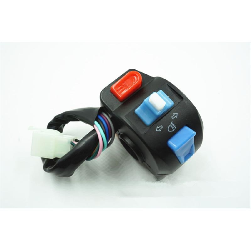 New Pair Left+Right Motorcycle ATV Handlebar Mount Headlight/Turn Signal/Horn Switch