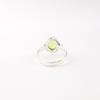 Peridot Gemstone 925 Sterling Silver Jewelry Handmade Statement Ring For Girls RR-9-4