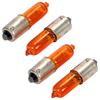 CHASO Blinklys H21W BAY9S Halogenpære Amber 12V 21W 4 stk