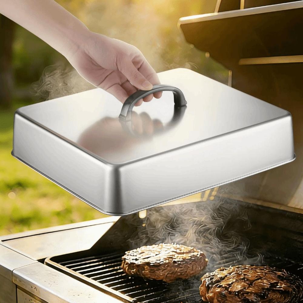 Hitzebeständige Restaurant-Küche Abdeckung S/M/L/XL Bratpfannen-Abdeckung Steak Kochen
