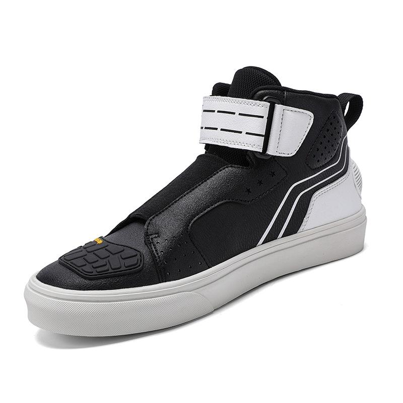 

Мотоциклетная обувь Обувь для сноуборда Мотоциклетная обувь Мужские рыцарские ботинки для бездорожья на все времена года Гоночные ботинки для путешествий на мотоцикле на все времена года 39 чёрный/белый