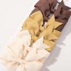 RAINBOW BOWS 6Pcs/lot 2inch Solid Ribbon Bowknot Hair Clips for Girls Cheer Bows Hairpin Barrettes Childrens Hair Accessories