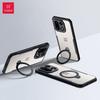 XUNDD For OnePlus 15 Deksel Luksusdeksel Gjennomsiktig Bakdeksel Støtsikre Beskyttelsesdeksler Med Roterbar Magnetisk Holder