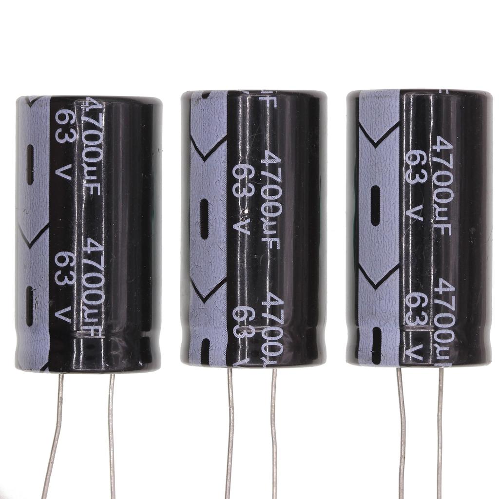 5pcs 63V 4700UF Plug-in Aluminum Electrolytic Capacitors 22x40 22*40mm
