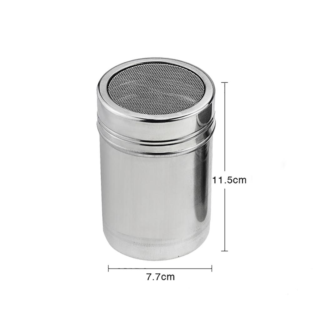 HORKÝ šejkr na čokoládu z nerezové oceli Kakaová mouka Moučkový cukr Prášek na kávu Šejkr víko síta Šejkr na vaření Nástroje na vaření Káva