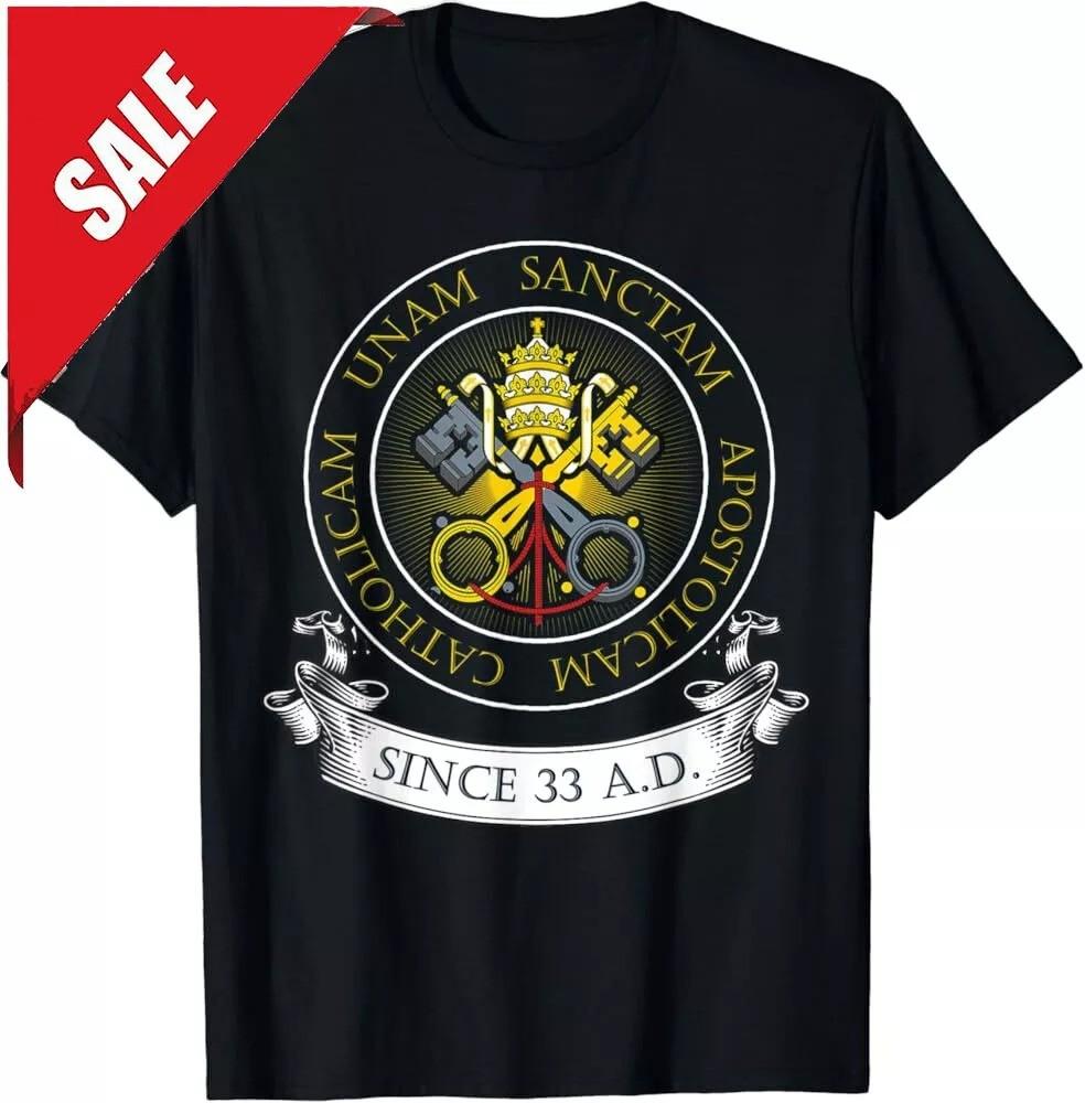 2025/One Holy Catholic & Apostolic Church Catholic Latin t Shirt T-Shirt Unisex T-Shirt M