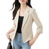 ZANZEA Cardigans d'été amples à manches 3/4 et col rabattu pour femmes