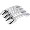 4pcs Exterior Door Handle Cover Car Door Handle Protector for Chevrolet Silverado 1500 2014-2024 Car Door Handle Protector with 2 Keypad ABS Chrome