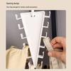 Multi-functional V-Shaped Plastic Hooks for Clothing, Scarves, Belts, and Hats Storage