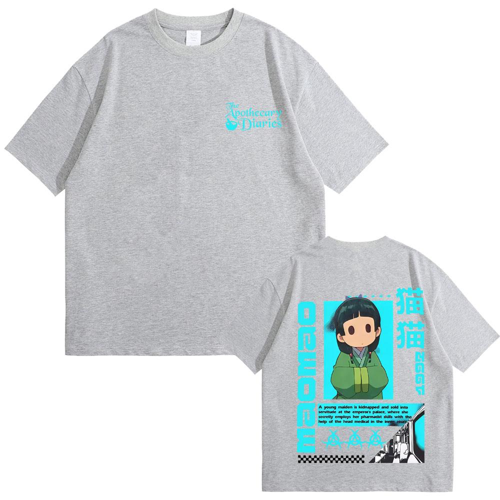 Anime The Apothecary Diaries Maomao Graphic Tshirt Men Women Clothing Funny Casual Oversized Streetwear Male Vintage T Shirts