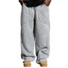 Men's Solid Color Loose Wide Leg Sweatpants Men's Casual Fashion Sweatpants