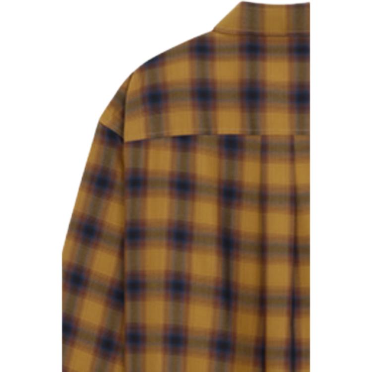 WE11DONE Minimalist Versatile Plaid Pattern Long Sleeve Shirt Unisex shirts WD-SH0-26-136-U-CM