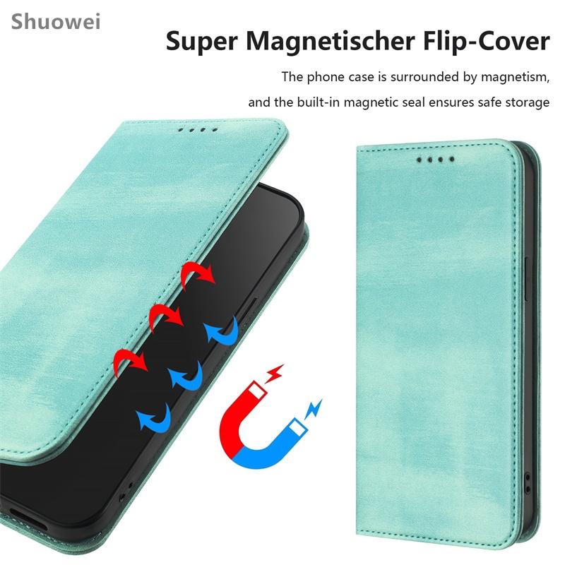 Casing For Vivo Iqoo Z9 T3 Lite Ultra T1 T2 T3X T4 T4X U3 U20 V60 Lite Z5i Pro 4G 5G Slim Wallet Leather Card Slot Flip Cover Case
