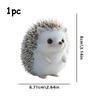5 pezzi/1 pezzo Portachiavi Riccio 2D | Occhi Espressivi e Orecchie Soffici, Per Decorazione di Borse e Veicoli, Acrilico, Regalo Ideale per Amanti degli Animali