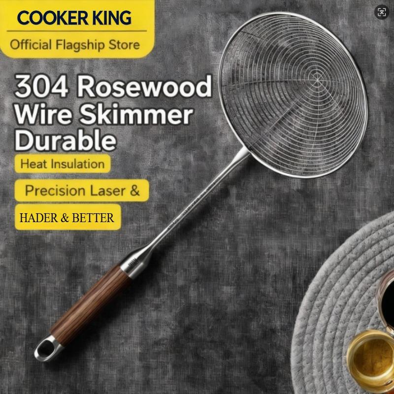

304 stainless steel colander wire, with a rosewood handle, colander net, oil strainer, vegetable scoop, and Lo mein