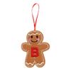 Christmas Gingerbreads Man Decorative Pendant Christmas Tree Pendant Christmas Letter Biscuits Man