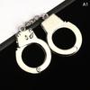 Creative Handcuffs Shaped Pendant Keychain Pink And Silver Color Keyring Bag Hanging Decoration For Men Women Punk Jewelry Gift