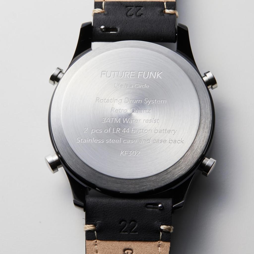 FUTURE FUNK Wristwatch KF302-BK-BK