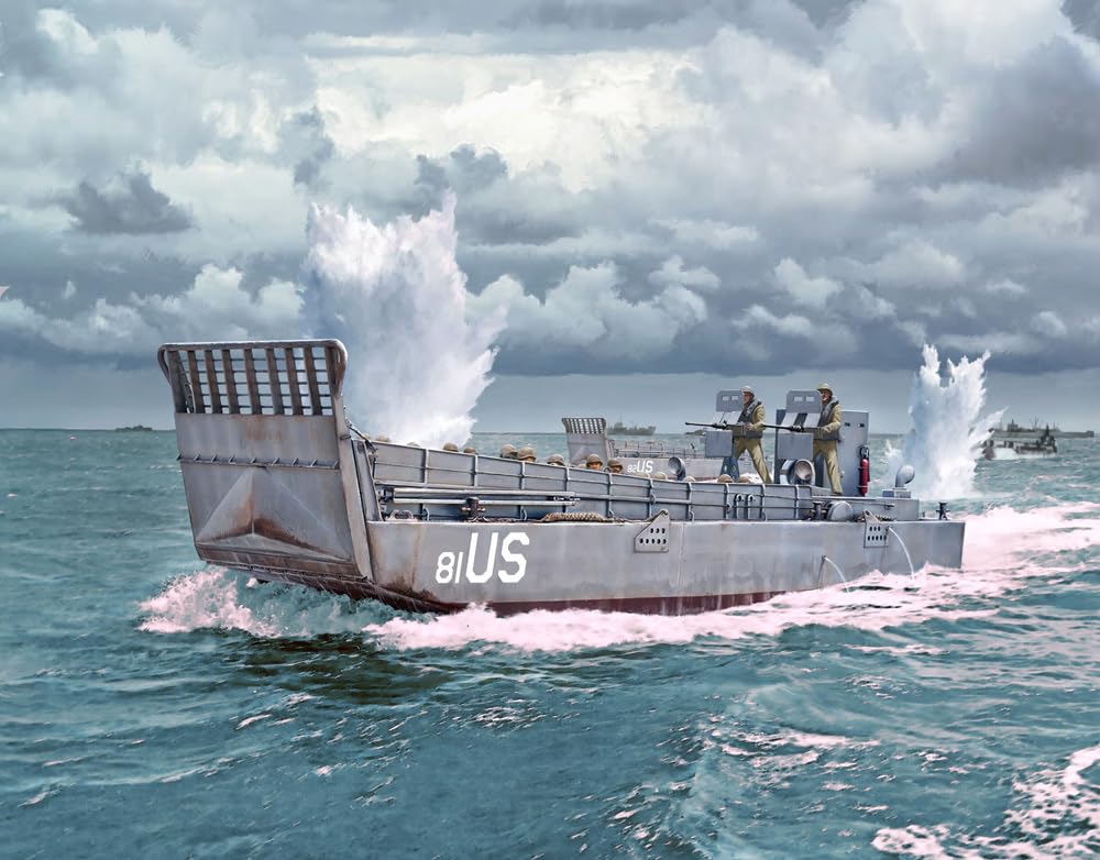 Italeri Tamiya 1/35 Military Series No. 6755 LCM 3 Landing Craft Plastic Model 37803 (Ship)