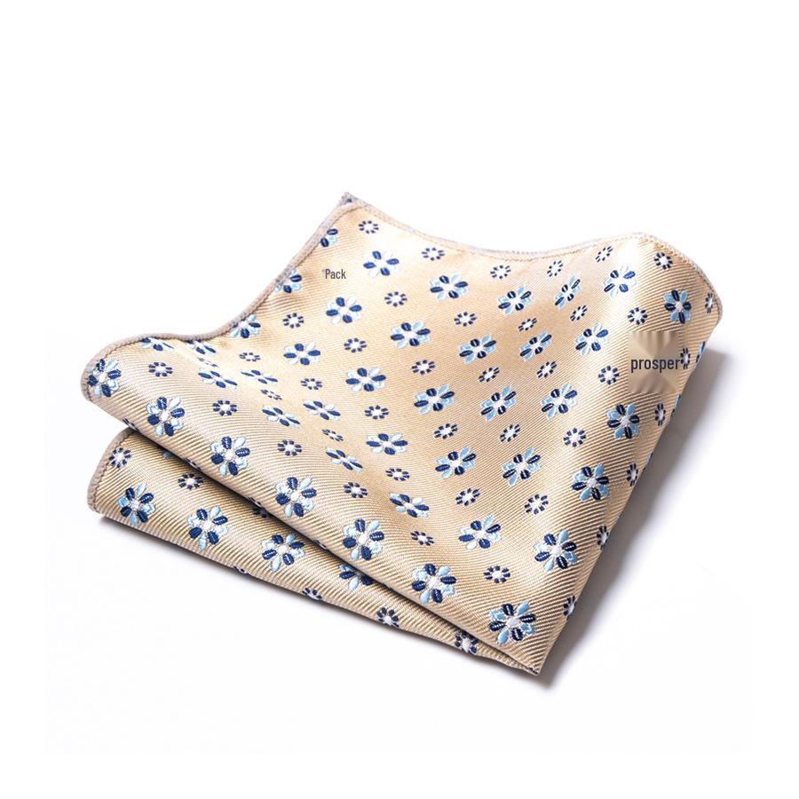 Men's Silk 1200-Needle High-Density Pocket Square