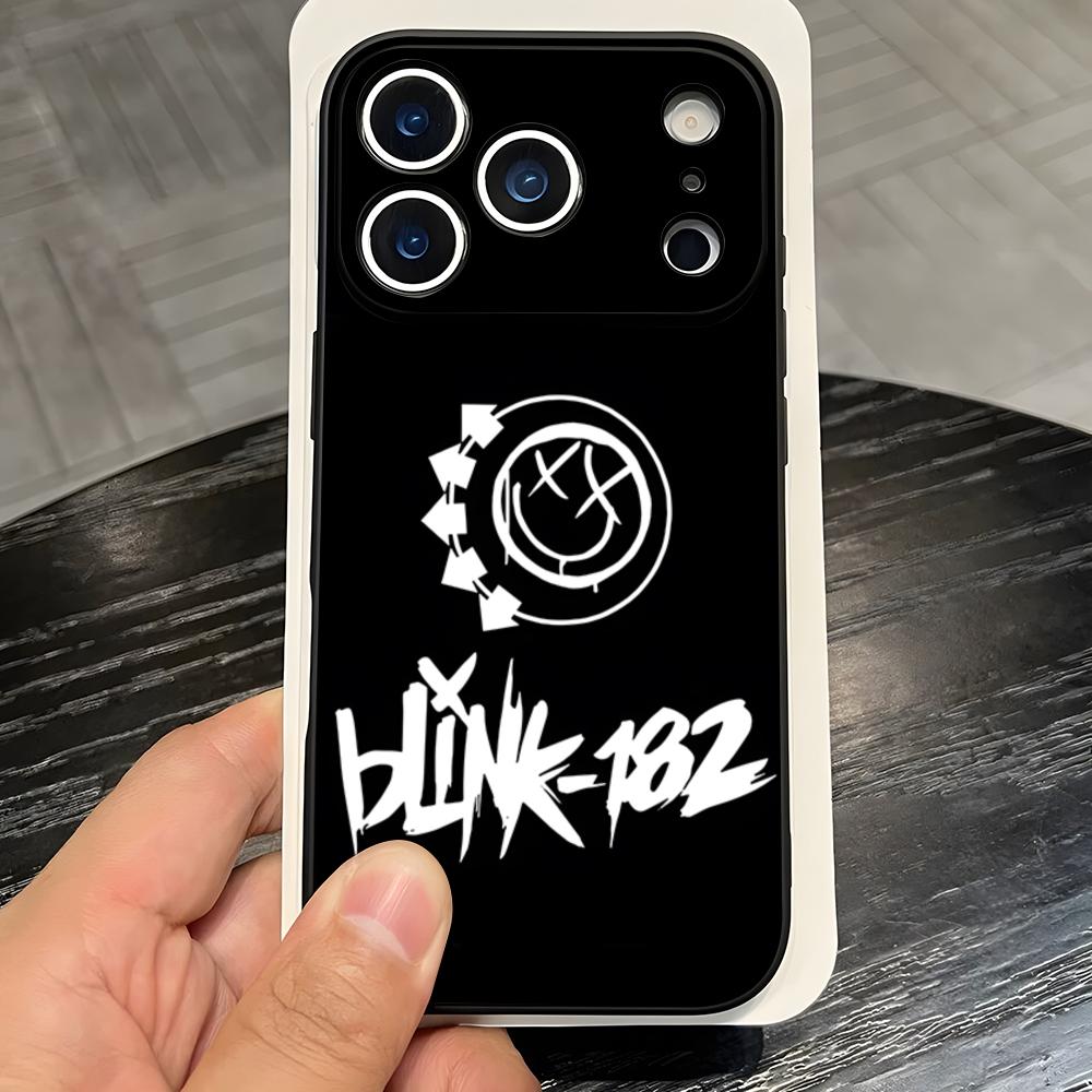 Blink-182band Phone Case For IPhone 17 Pro Max 16 15 14 Pro Max 13 11 X Xs Xr 8 7Plus Silicone Cover