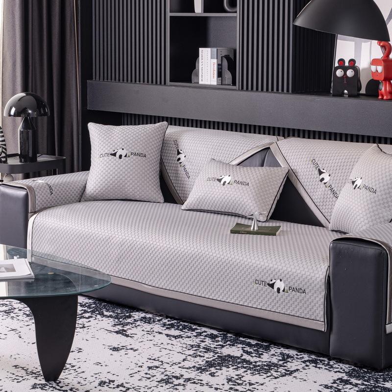 

Cool Feeling Ice Silk Special-Shaped Sofa Cushion Summer Mat Seat Cushion New High-End Non-Slip Summer Seat Cushion Cover 70*70cm