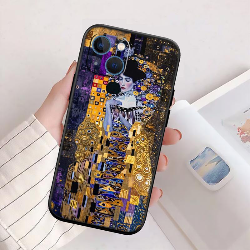 QE14 Gustav Klimt Phone Case for Samsung Galaxy A11 A12 A13 A15 A52S A53 A55 A56 A70 A71 A72 A73 F06 F16 F56 S10 Plus S10e