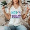 Not Today Suicide Prevention Shirt, Mental Health Awareness Tshirt, Teal and Purple Butterfly Tee, Suicide Survivor Gift