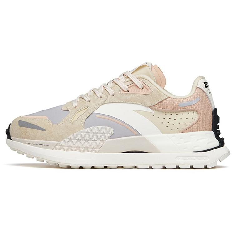 

New Anta Star C202 Anti Slip Wear Resistant Low Top Running Shoes Women s Beige Gray Yellow 122135580A-1 38