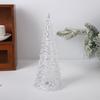 Colorful Acrylic Christmas Tree Night Lights (3-Pack, 22cm)