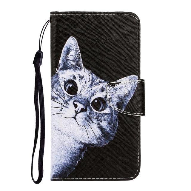 X Xr Xs Cute Leather Case For Funda Iphone 11 13 14 12 Pro Max Case For Etui Iphone 7 7plus 6 6s 8 Plus Se 2020 Flip Cases Cover