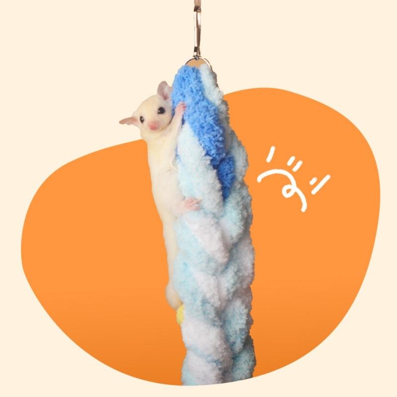 Hamsters Climbing Cotton Rope Toy Cage Accessories Sugar Gliders Hanging Swing
