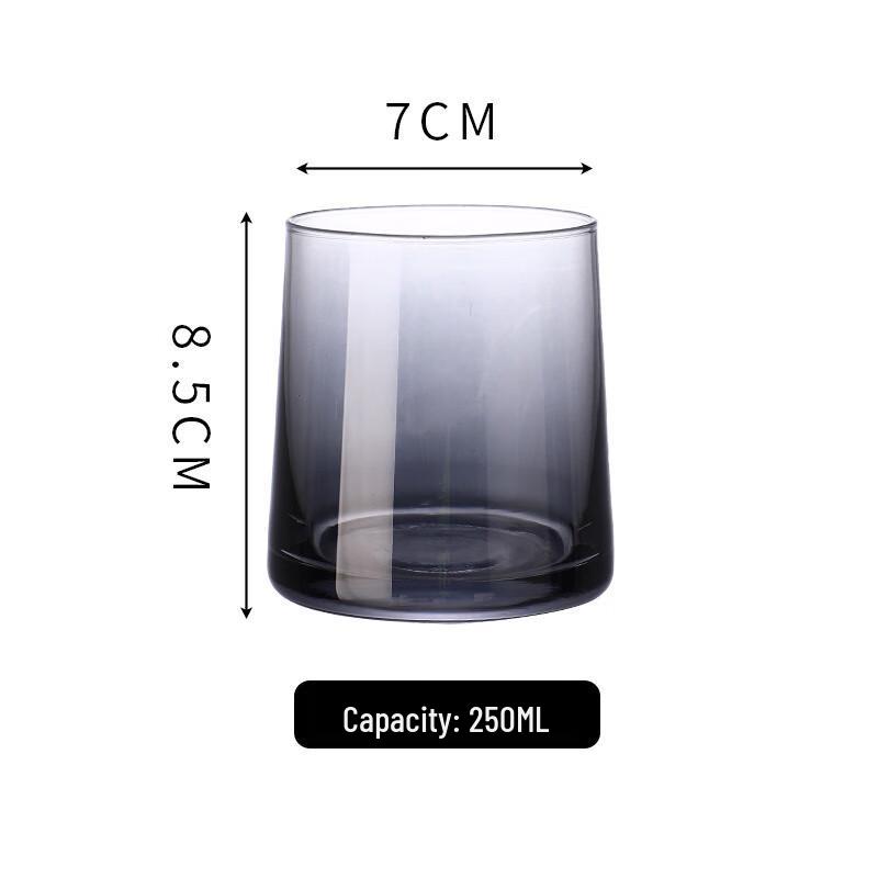 Hotel & Home Trapezoidal Glass Mouthwash Cups (Set of 10)