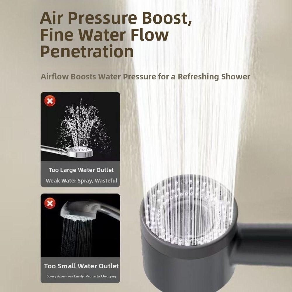 One-Key Stop Bathroom Showerhead Set High Pressure Shower Set  Bathroom Supplies