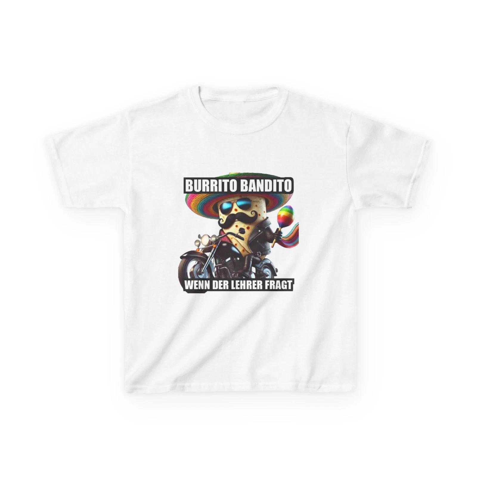 Burrito Bandito Kids T-Shirt | Brainrot Meme Shirt Funny Viral Internet Humor Gi L