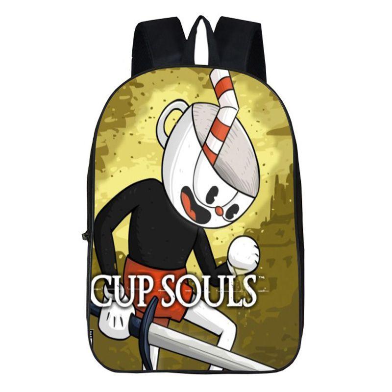 Stylish Anime 3d Print Backpack With Soft Handle For Boys And Girls