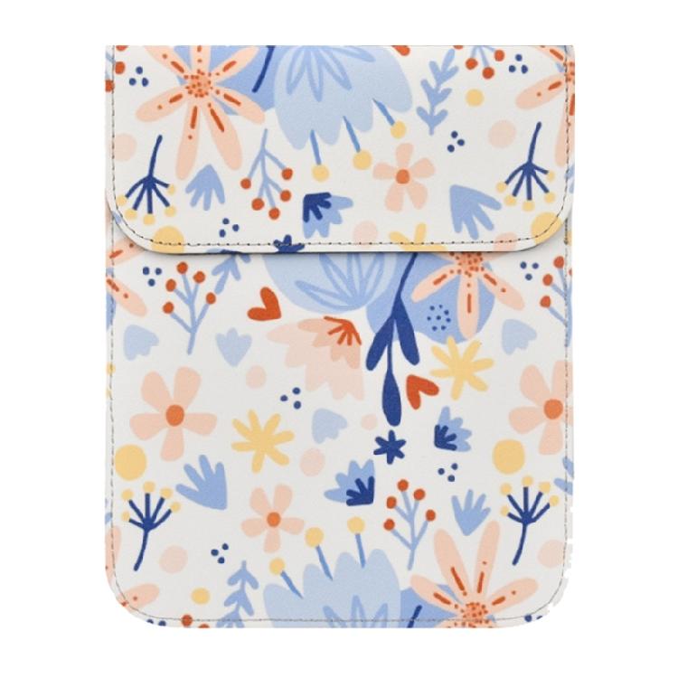 Universelle 6-Zoll E-Reader-Hülle mit präzisem Portzugang, rutschfestem Gummiband, PU-Lederkonstruktion, Schutzschale