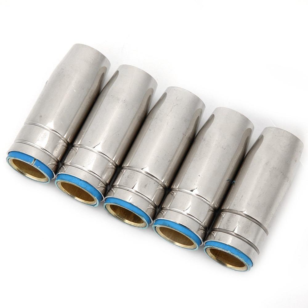 5pcs Copper Conical Gas Nozzle 15mm Diameter Welding Torch Nozzle Copper Gas Nozzle  For MAG Welding