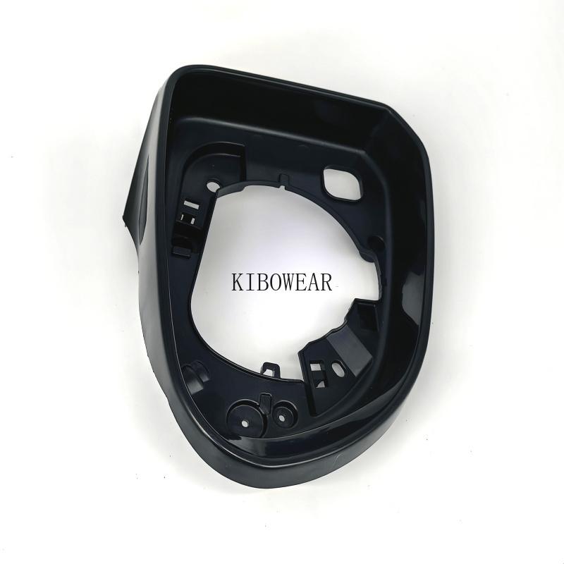 Glossy Black Side Mirror Frame for Hyundai SantaFe IV TM IX45 Holder Santa Fe replace glass surround