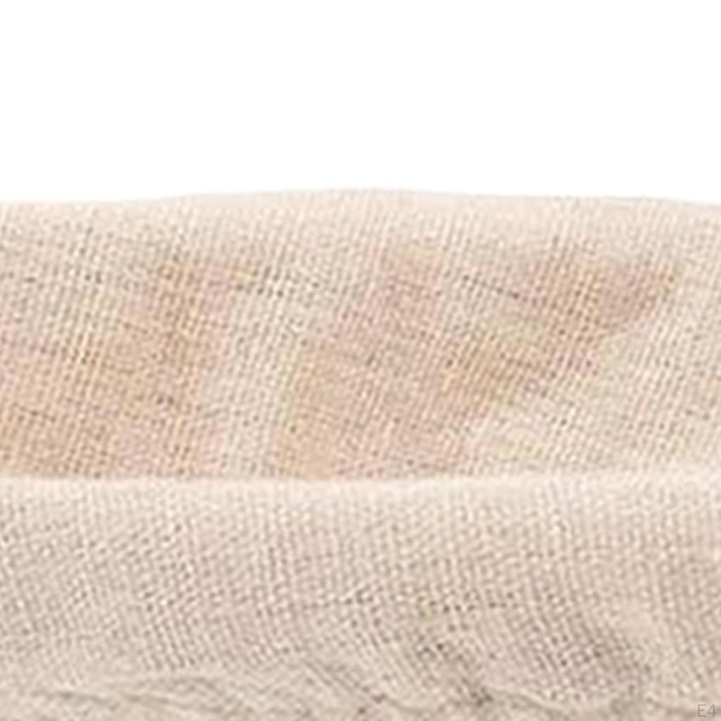 Bread Proofing Basket Bin 30x14x7cm, Rattan, Versatile Use, Large Oval Box Fruit Baskets