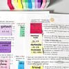 11Pcs/Set Fluorescent Color Sticky Notes Posted It Note Pads Planner Stickers Notepad Memo Pad For School Office Supplies